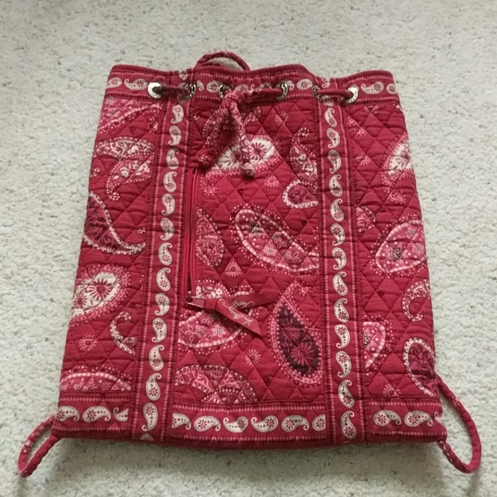 Red Vera Bradley backpack